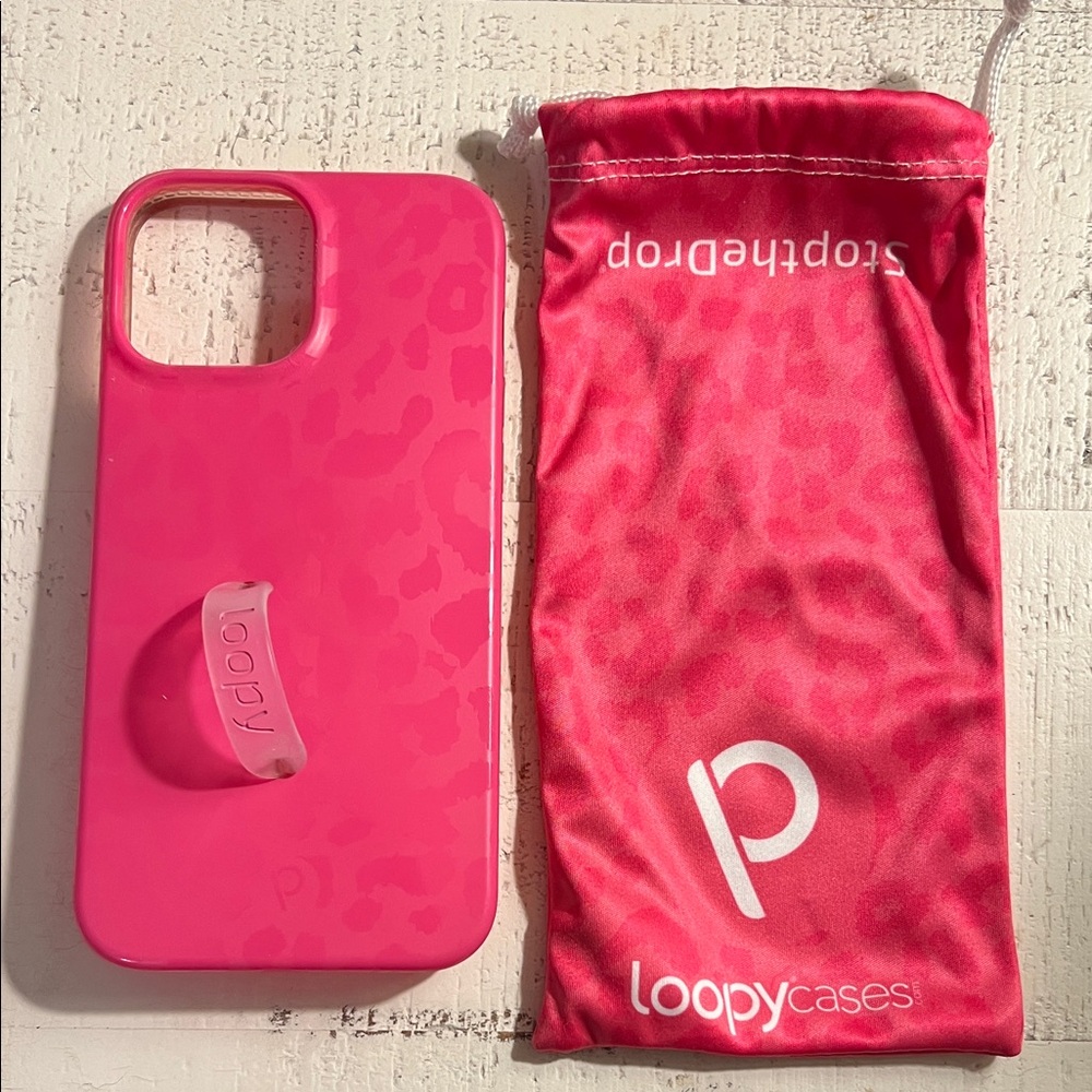 Loopy Case Vibrant Pink Leopard Phone Case